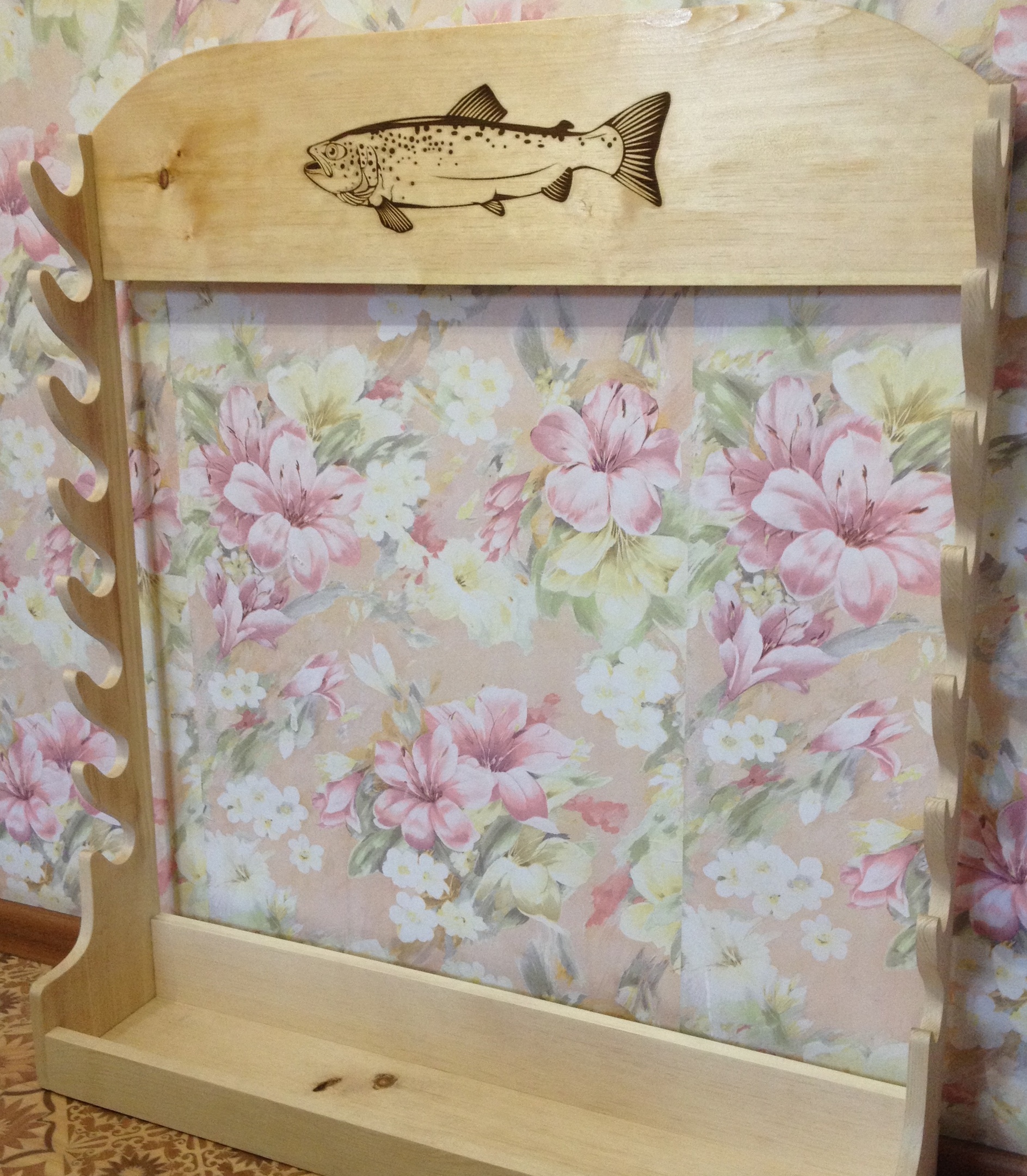 Rack for fishing rods. - Dezin