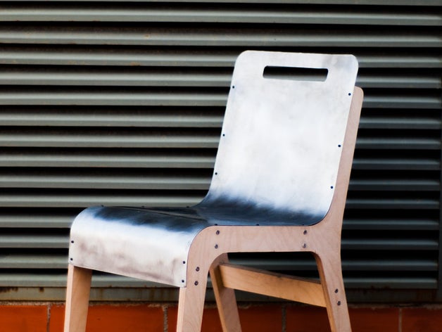 S Chair Steel Plate Dxf - Dezin