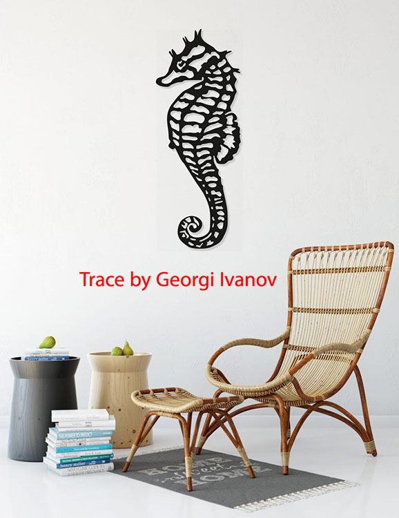Sea Horse Wall Decor Wall Art - Dezin