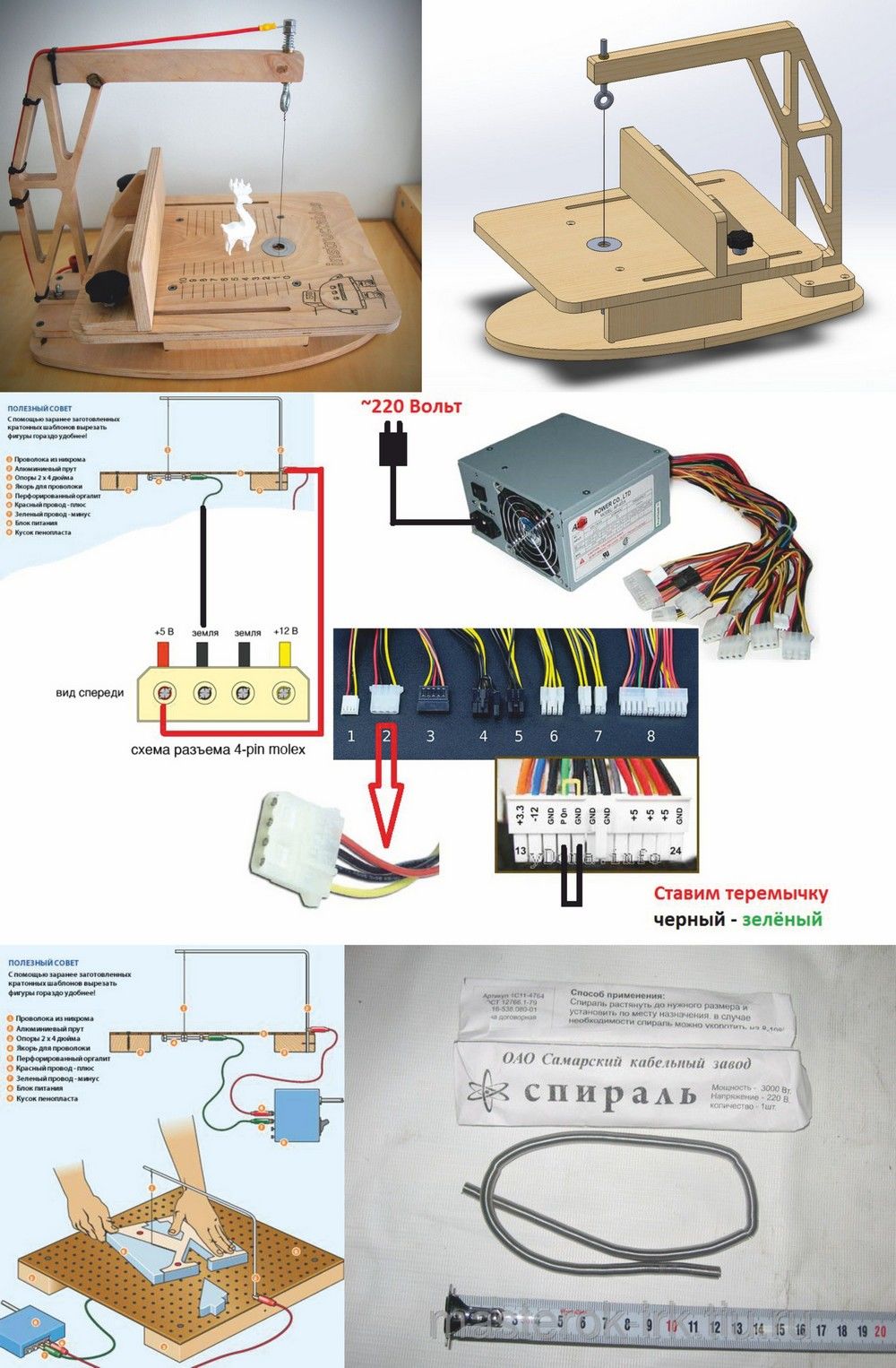 Styrofoam cutter Layout - Dezin
