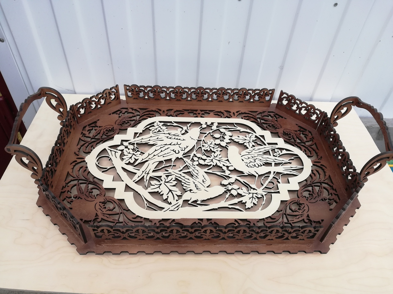 Tray drawing, cdr format - Dezin