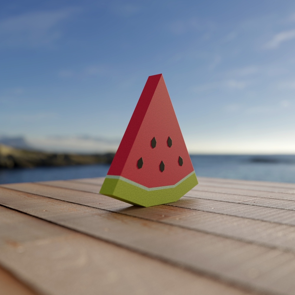 Watermelon Papercraft