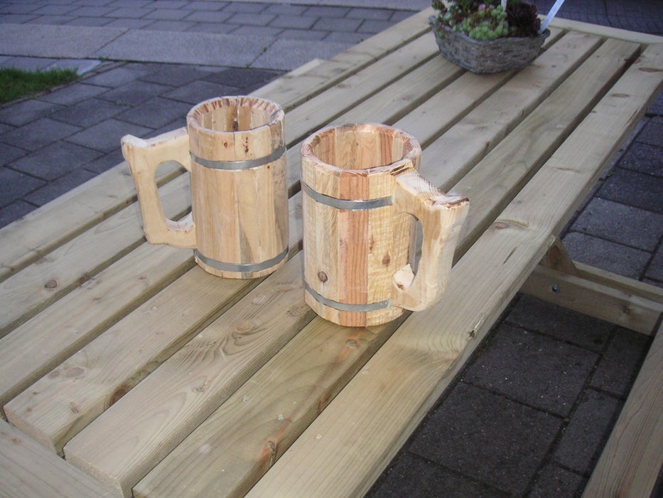 Wooden Beer Mug Drawings - Dezin