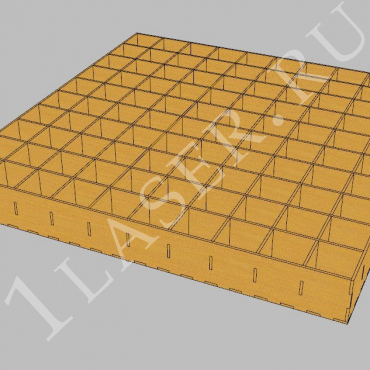 100-slot tray Layout - Dezin