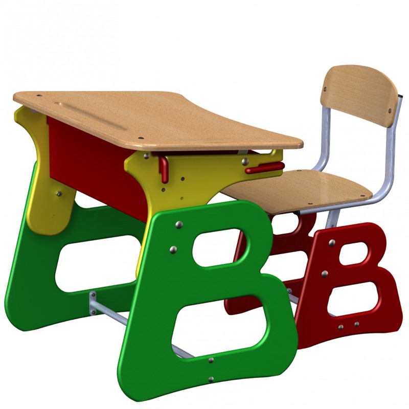 A set of school furniture series Step Format - Dezin