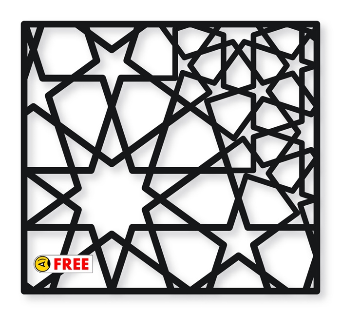 ARB-7306 ai - dxf Ready to cut vector - Dezin