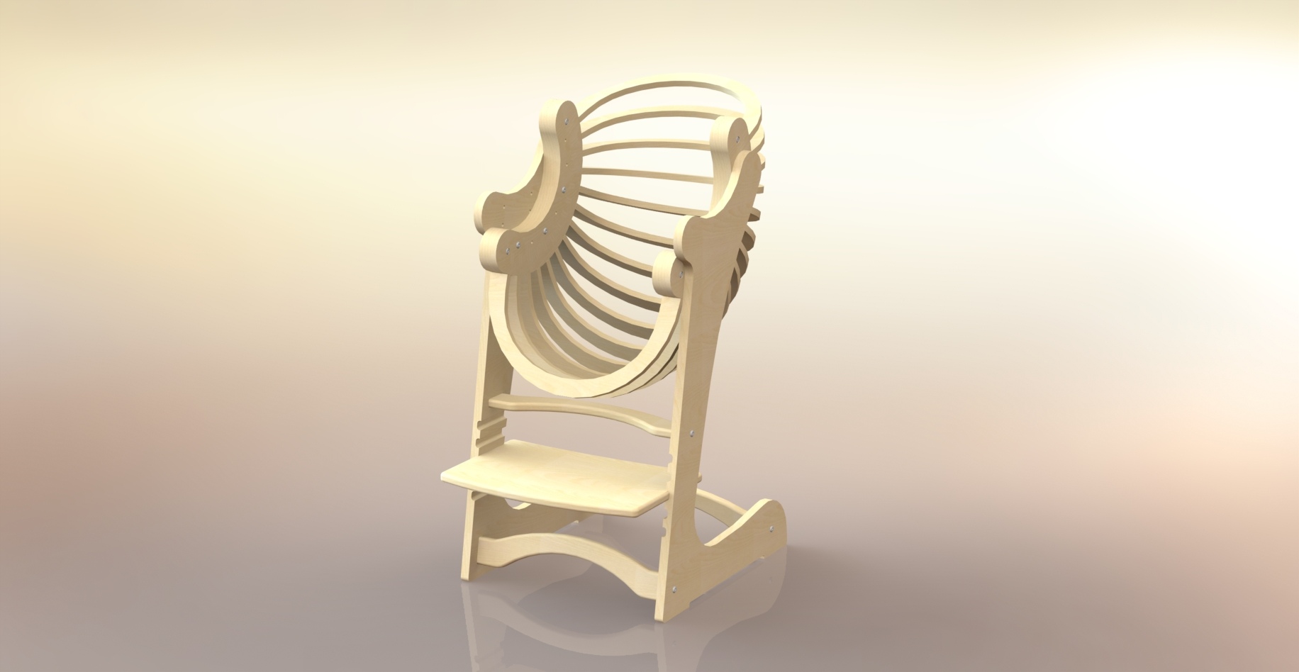 Adjustable chair WOW Drawing - Dezin