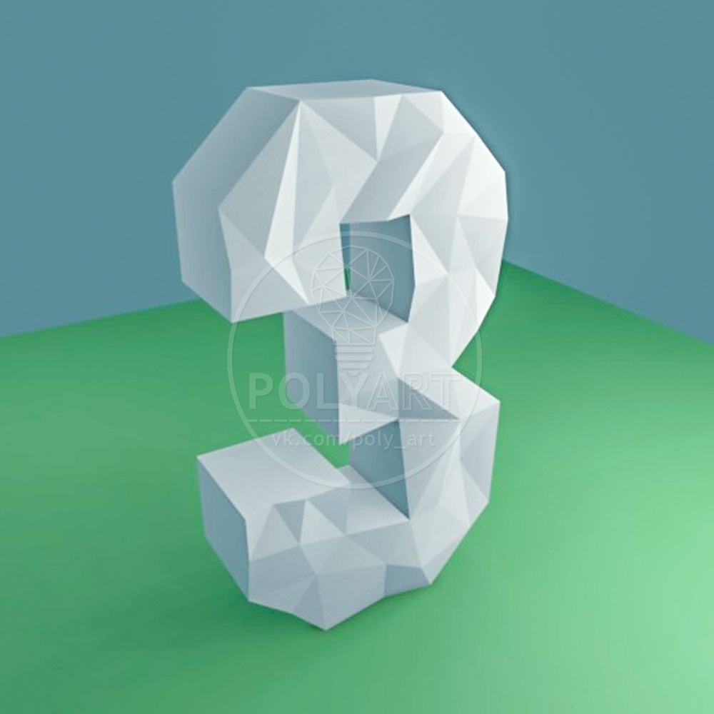 Big Three Polyart Papercraft - Dezin