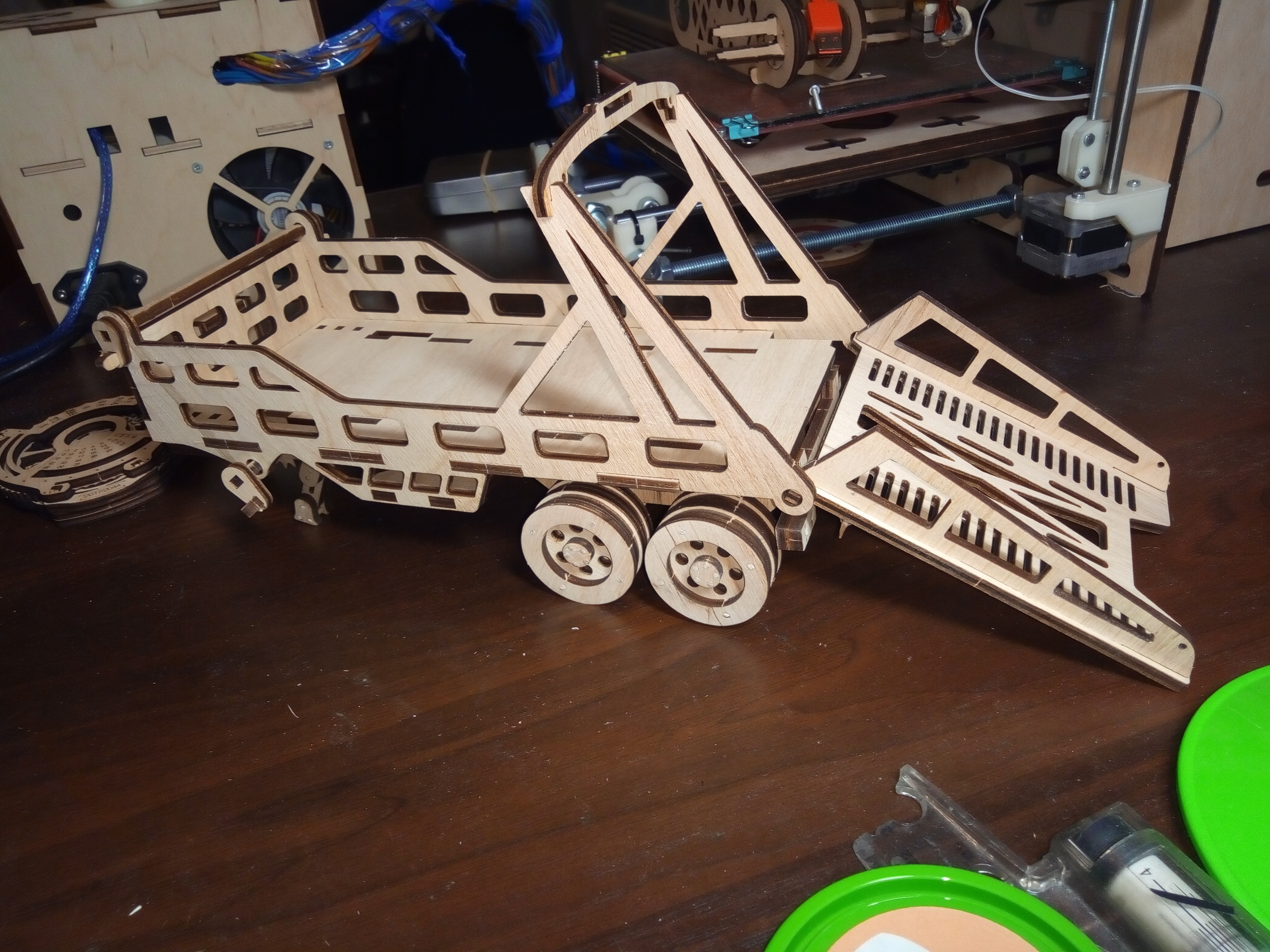 Car transport trailer 3d Puzzle - Dezin