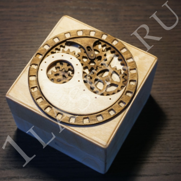 Casket with gears Layout for CNC - Dezin