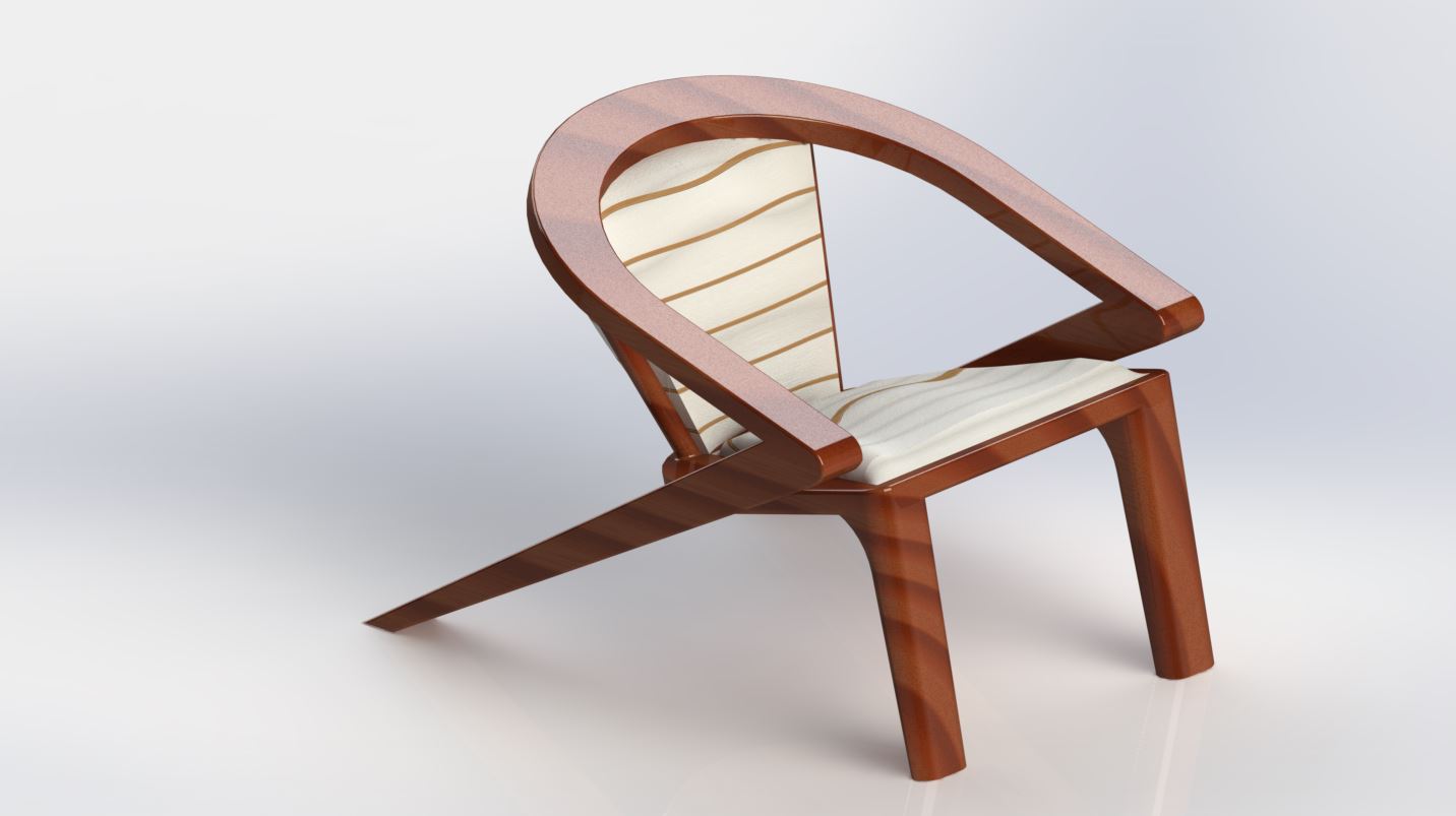 Chair design SLDPRT Format - Dezin