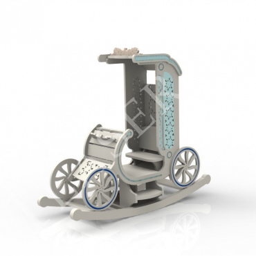 Children's rocking chair Carriage - Dezin