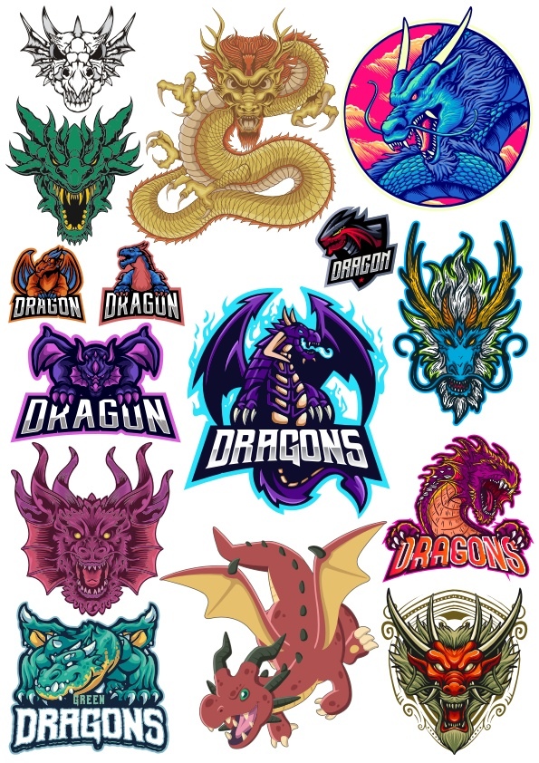 Dragons Vector - Dezin