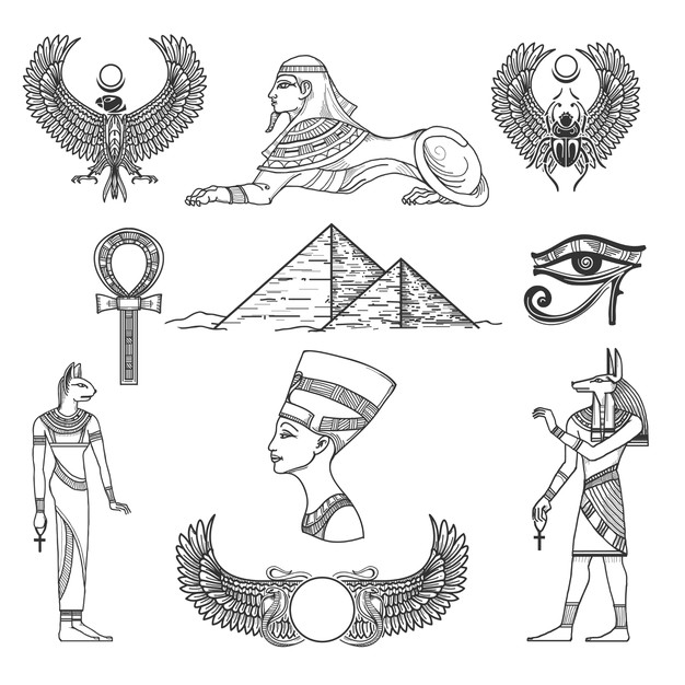 Egypt Vector Set - Dezin