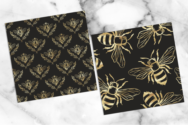 FREE Queen Bee Paper Collection - Dezin