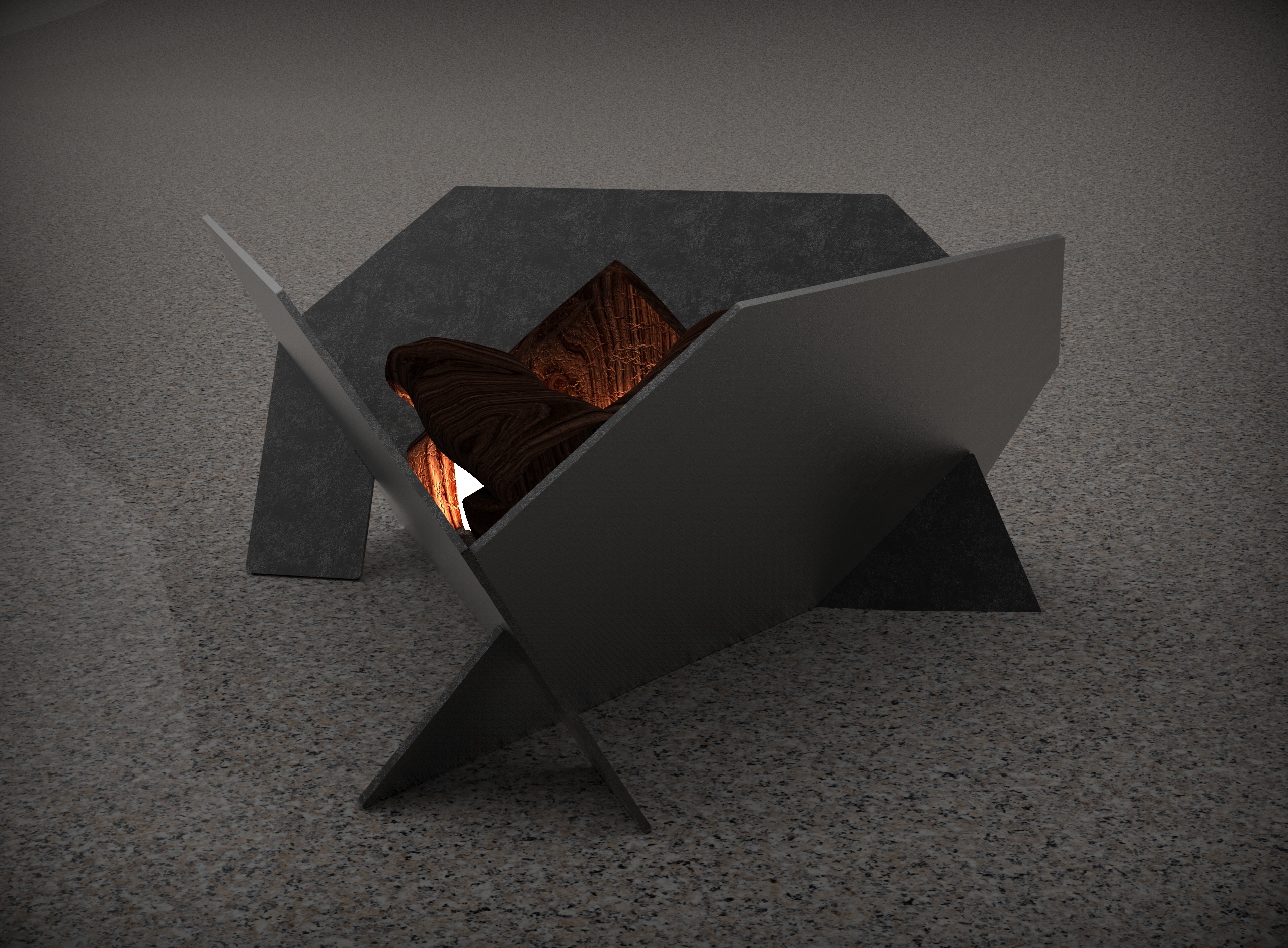 Fire Pit Step Drawings - Dezin