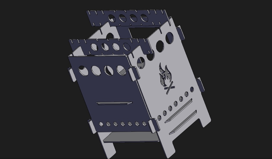 Firebox Foldable Stove - Dezin