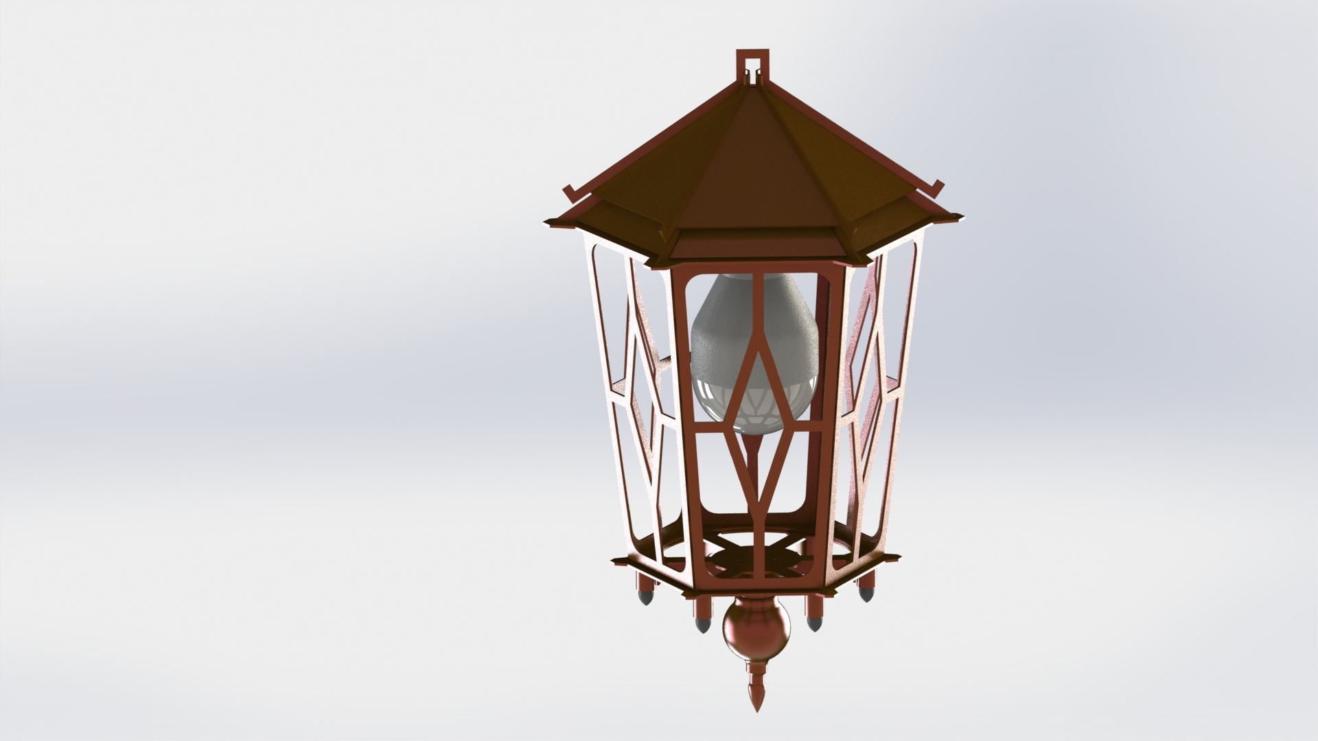 Garden lantern 3 SLDPRT Format - Dezin