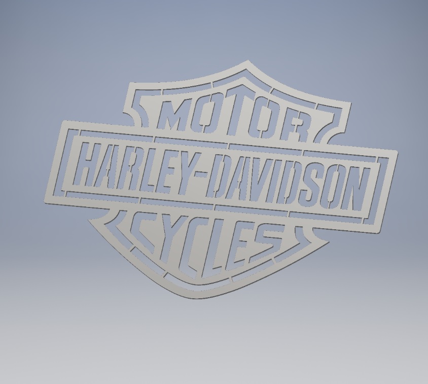Harley Davidson Motor engine wall trim - Dezin