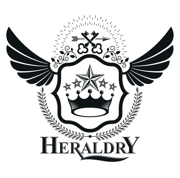 Heraldry Emblem Design Free CDR Vectors Art - Dezin
