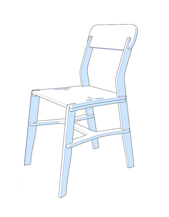 High Chair Layout - Dezin
