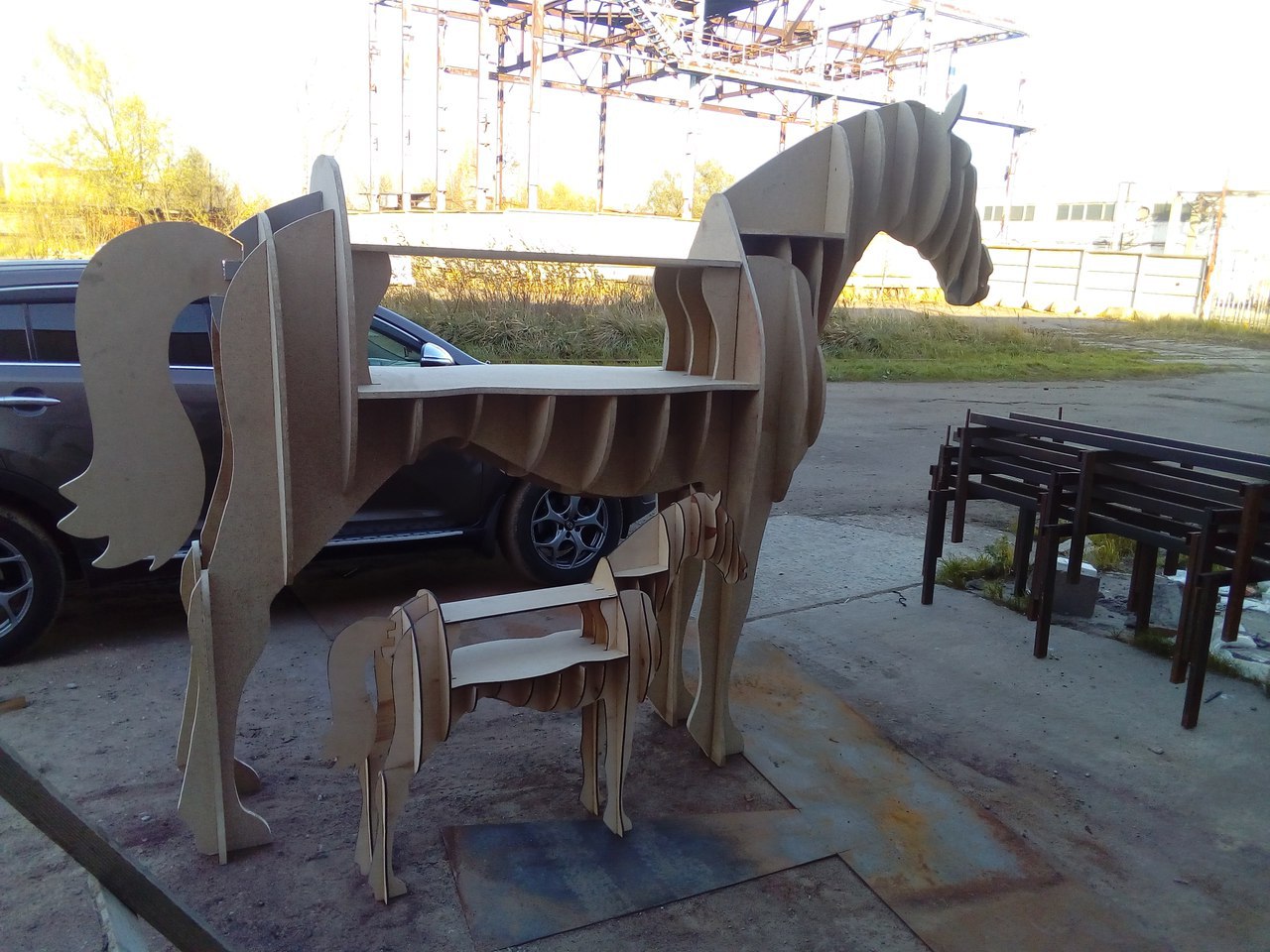 Horse Shelve Layout - Dezin