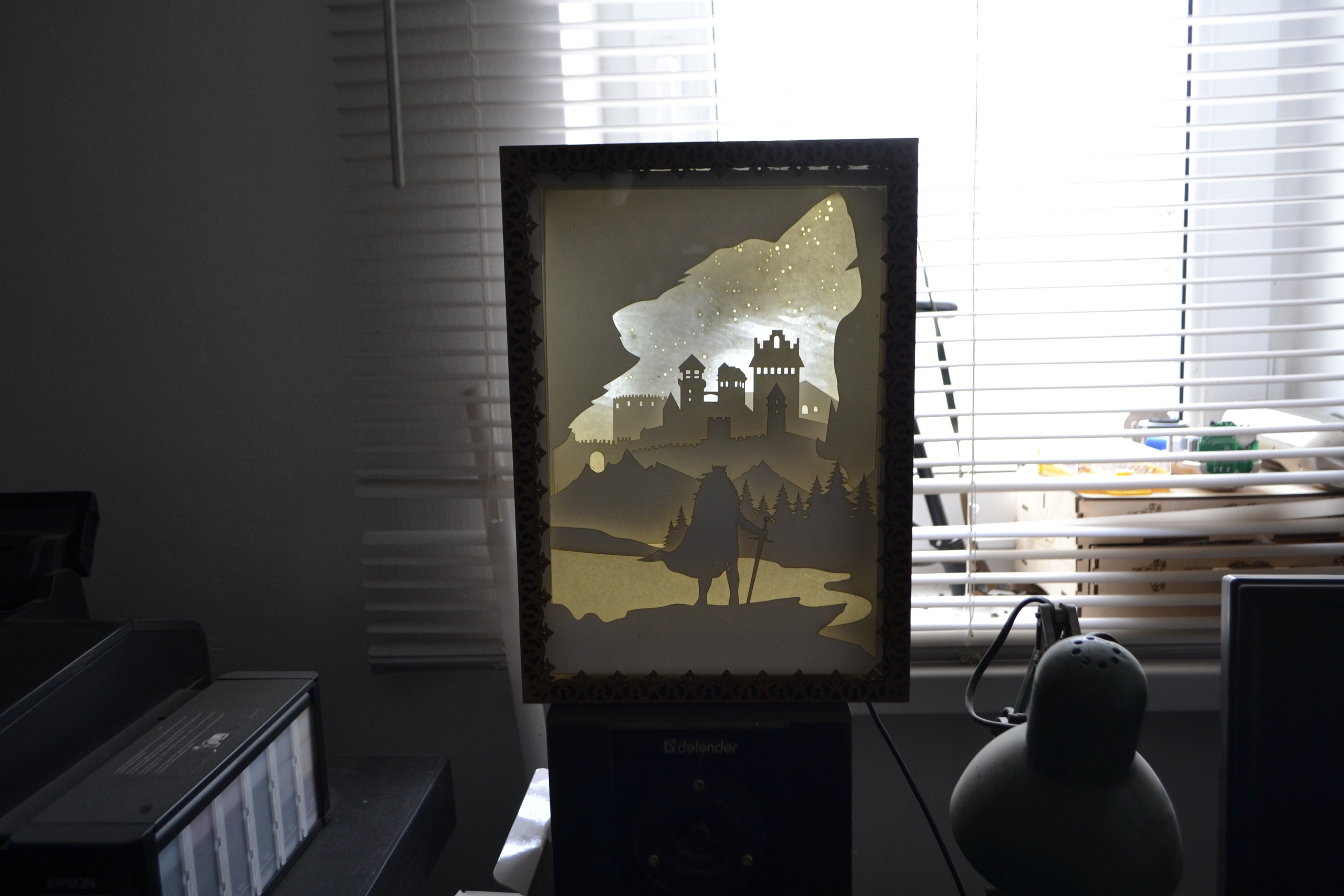 King of the North Shadow Box Layout - Dezin