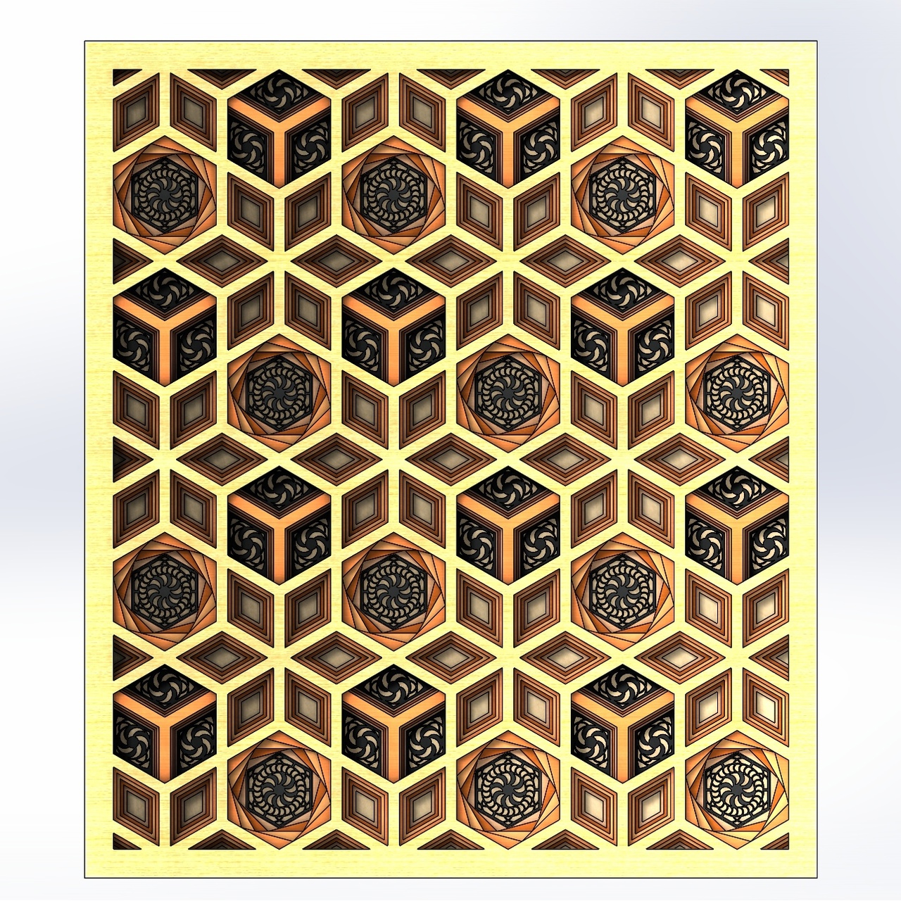 Layered Cut Plywood for Laser Cutting - Dezin