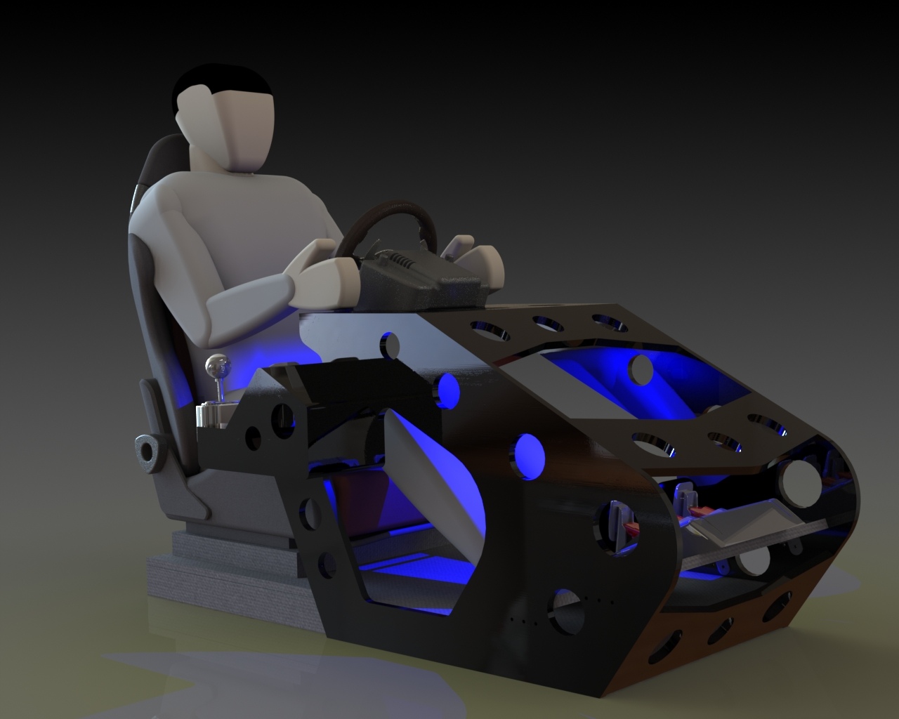 Logitech G25 Rig (Racing Simulator) - Dezin