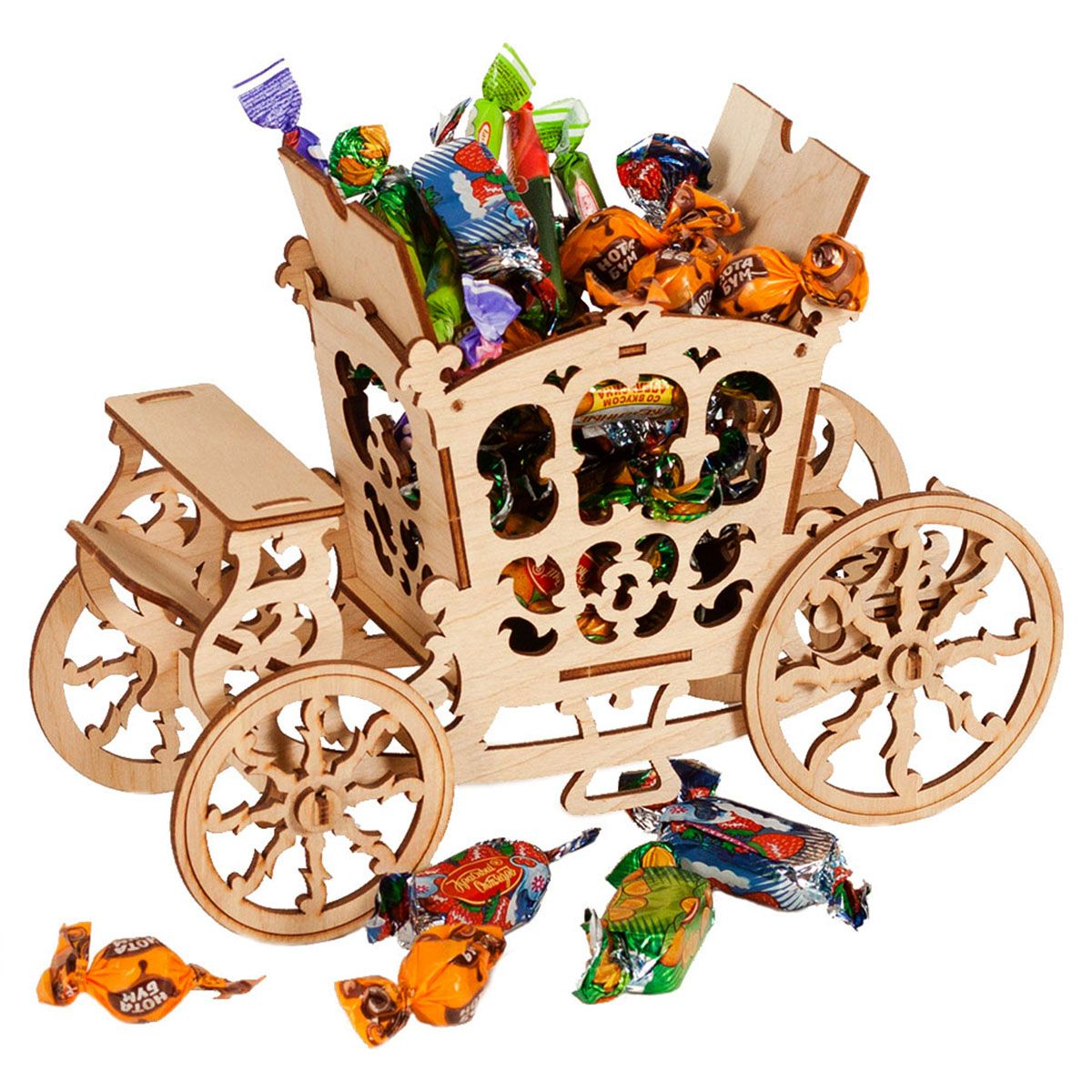 New Year's layouts - a basket for sweets - Dezin
