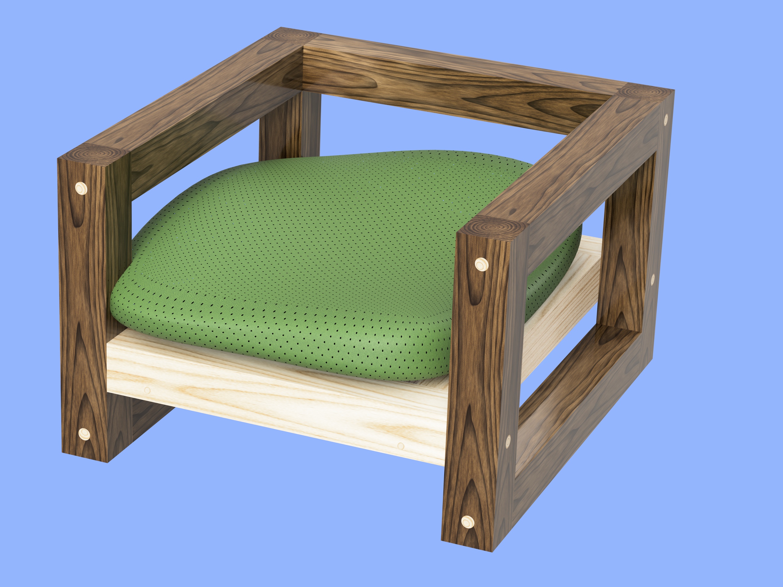 Outdoor Modern Chair PDF Drawing - Dezin