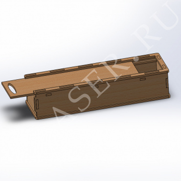 Pencil case in solidworks corel Layout for CNC - Dezin
