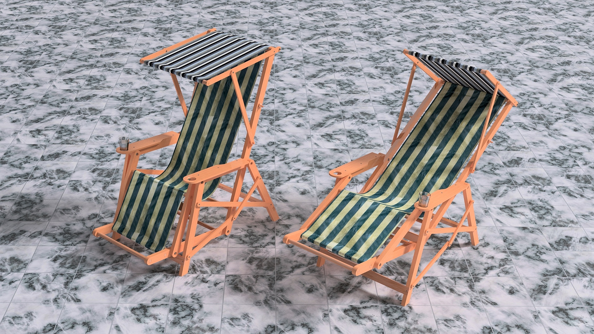 Raise the sun lounger - Dezin