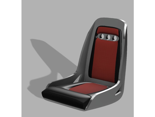 Scale Car Seat (Sports Hot Rod) STL - Dezin
