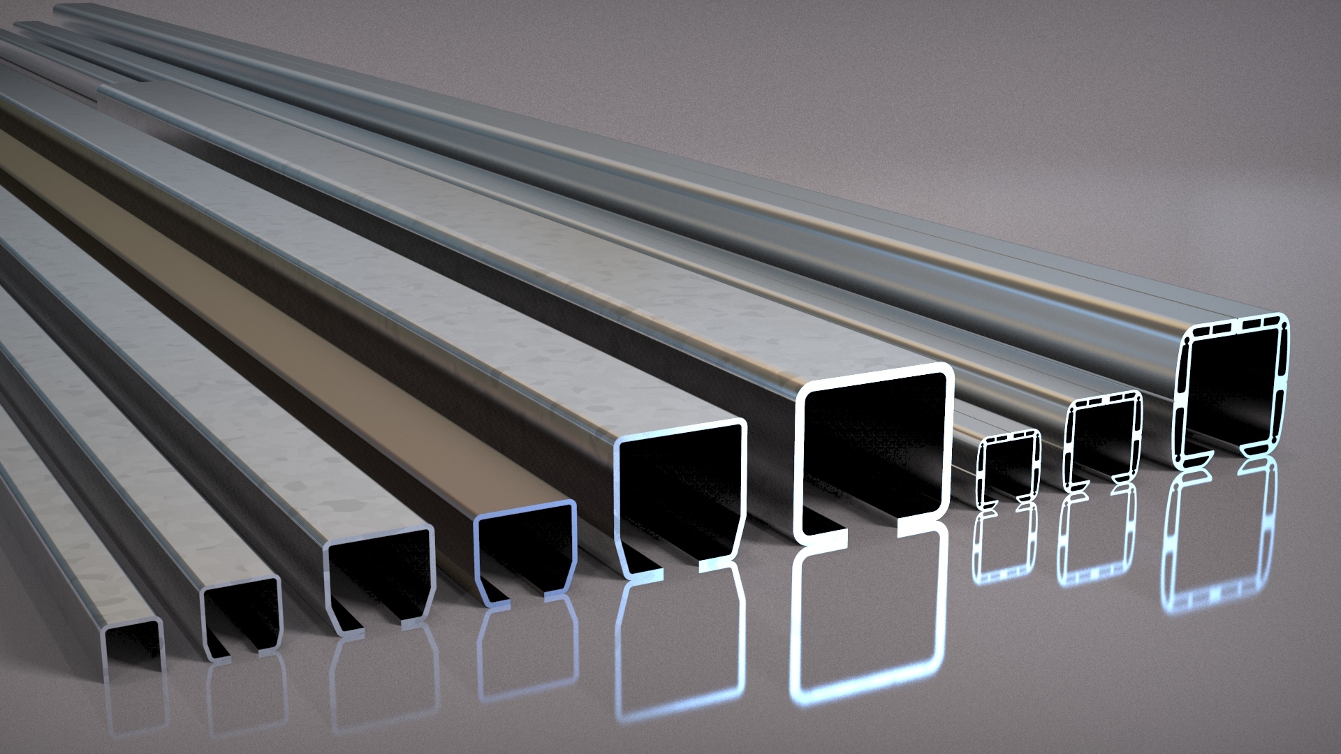 Sliding gate tracks from Comunello spt Format - Dezin