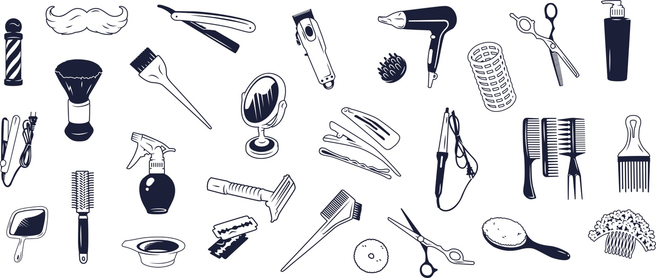 Styling Element set Vector File Free - Dezin
