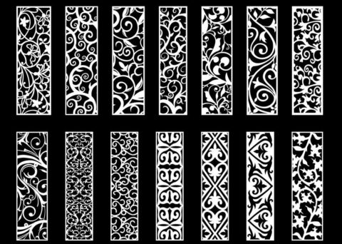 Swirl Floral Vector Pack Free Vector - Dezin