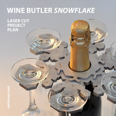 Wine butler snowflake Layout - Dezin