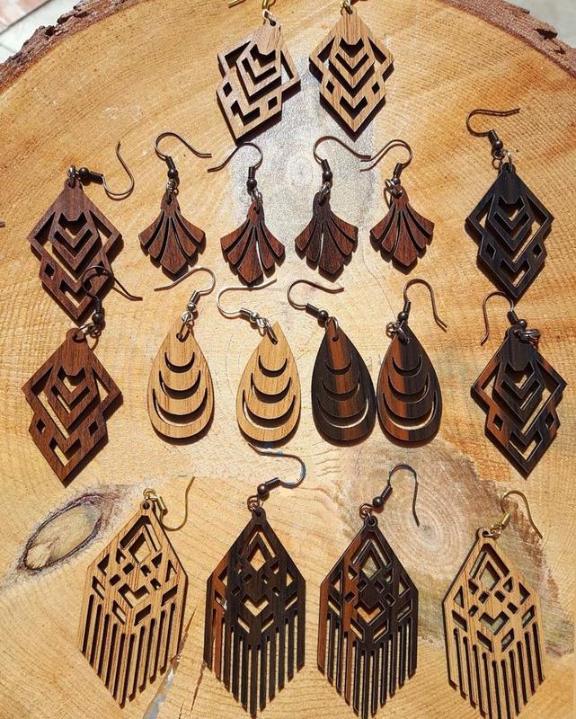 Wood jewelry layouts - Dezin