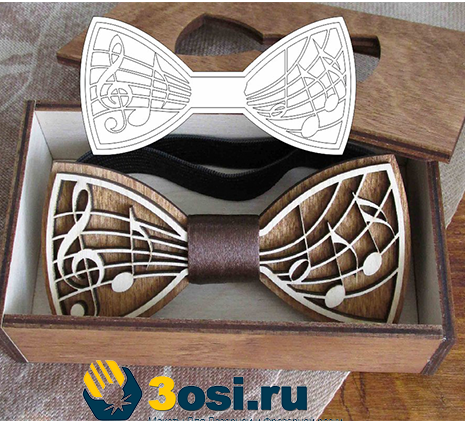 Wooden Bow Tie - Dezin