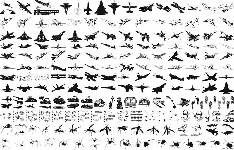 selection vector airplane - Dezin