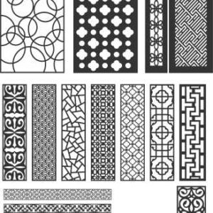 12 Pattern vectors dxf file for cnc 7 - Dezin.info