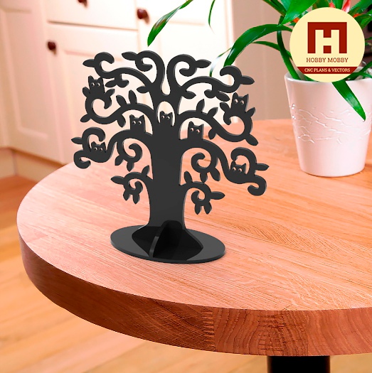 A tree for all sorts of pendants and decorations. Material 3.7-4 mm - Dezin