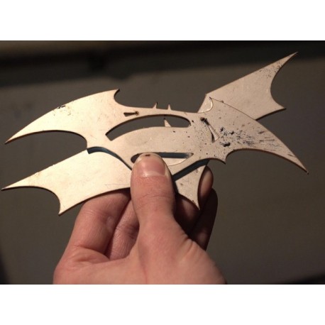 Batarang Logo Batman Vs Superman Free DXF File 