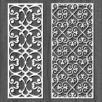 Cnc Laser Cut White Spiral Pattern Free CDR Vectors Art - Dezin