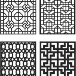 Cnc Laser Cut Window Divider Design Free CDR Vectors Art - Dezin