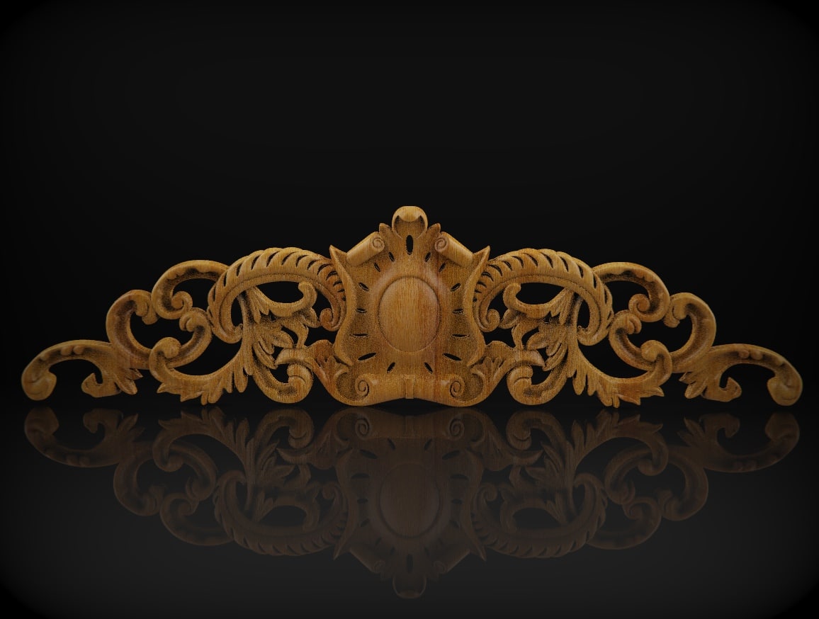 Furniture Design STL Model for CNC Router, Headboards, Bed Back Design 3 - Dezin
