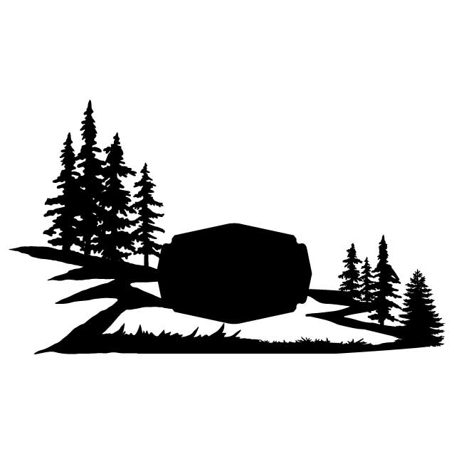 Nature Blanks for address plates Drawings for laser and plasma cutting dxf, dwg - Dezin