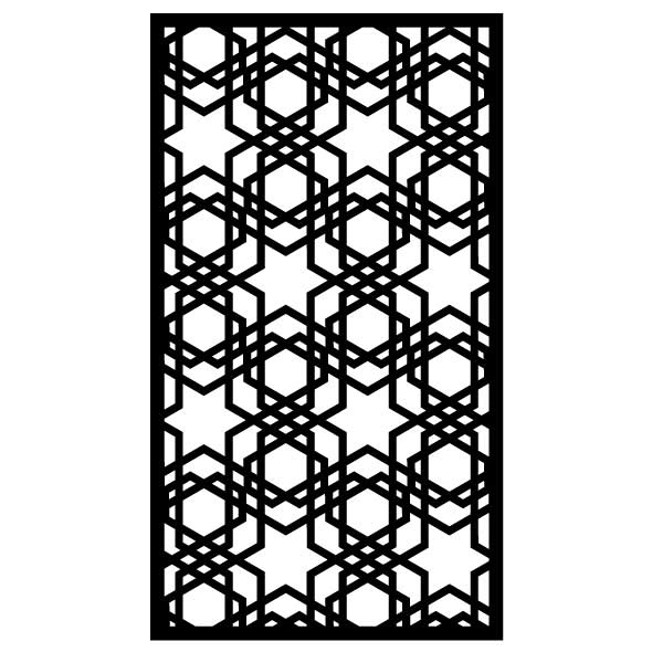 Partition panel Drawings for laser and plasma cutting dxf, dwg 5 - Dezin