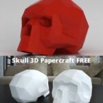 Skull 3D Papercraft Free - Dezin